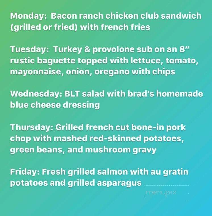 Midway Tavern - Hanover, PA menu_pic