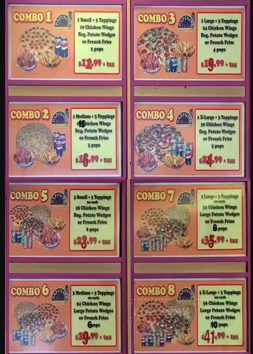 Papino's Pizza - Toronto, ON menu_pic