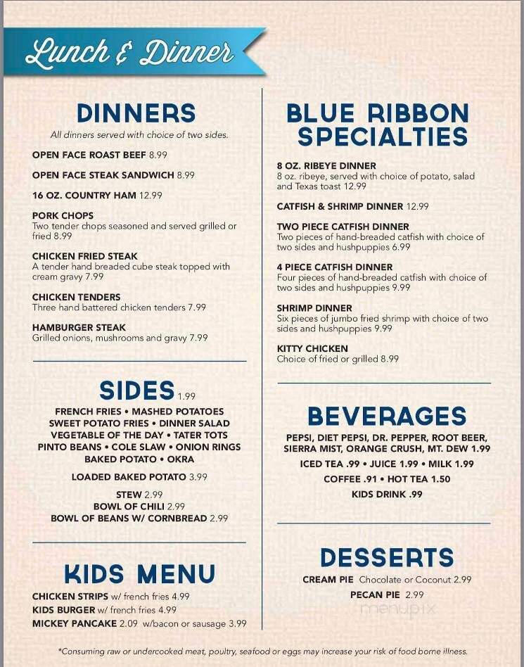 Blue Ribbon Diner - Sallisaw, OK