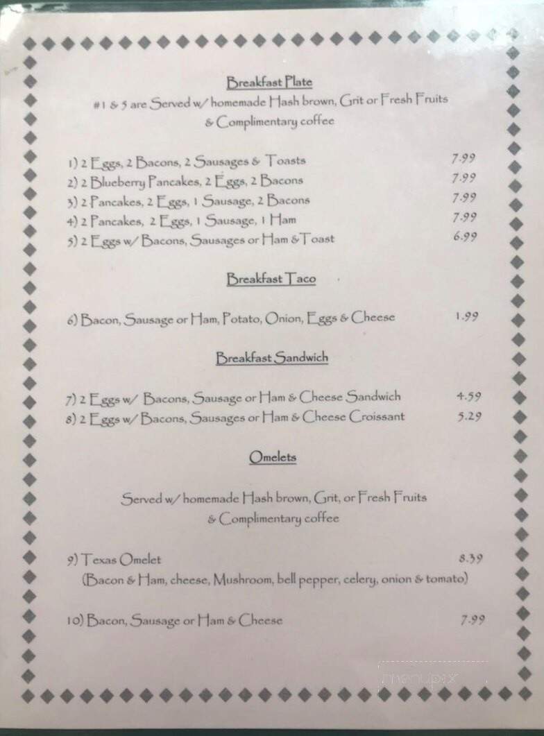 Kay's Po-Boys - Humble, TX menu_pic