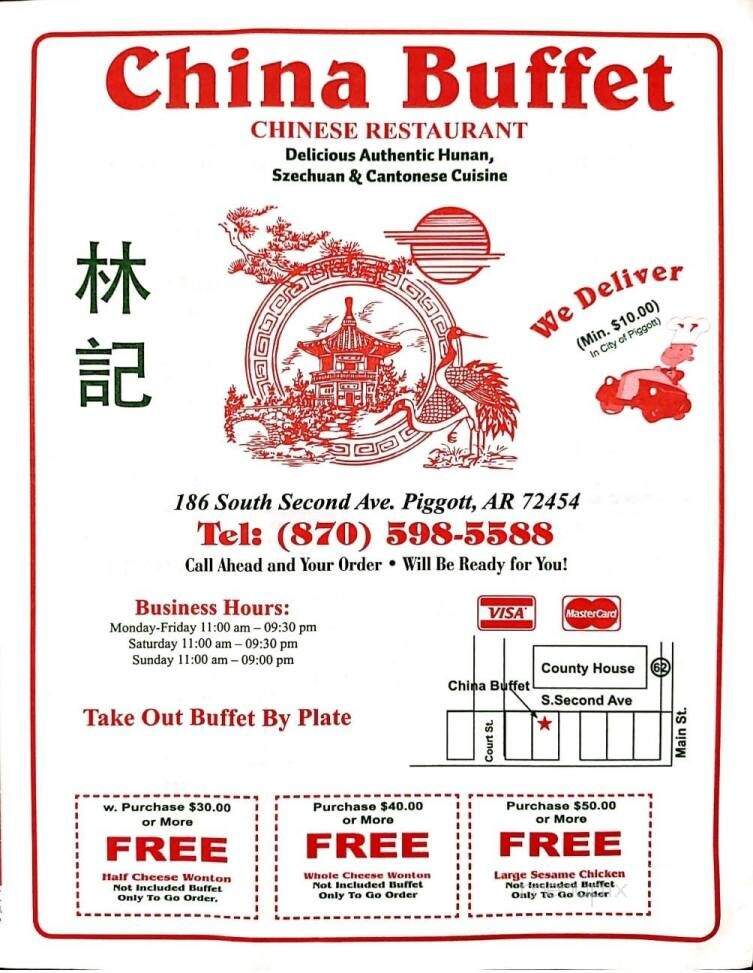 China King - Piggott, AR menu_pic