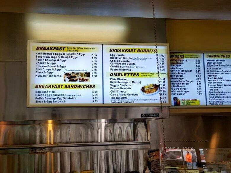 P & G Super Burger - Covina, CA menu_pic