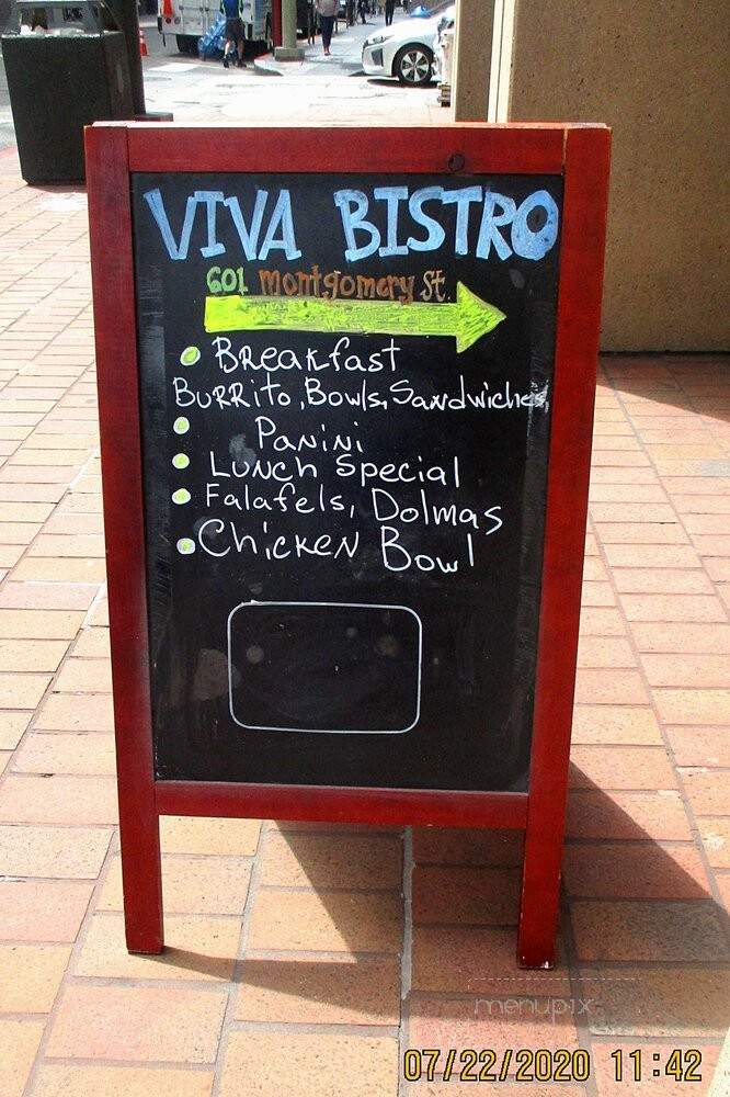 Viva Cafe - San Francisco, CA menu_pic
