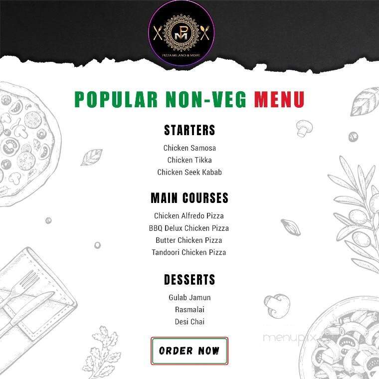 Pizza Milano - Edmonton, AB menu_pic