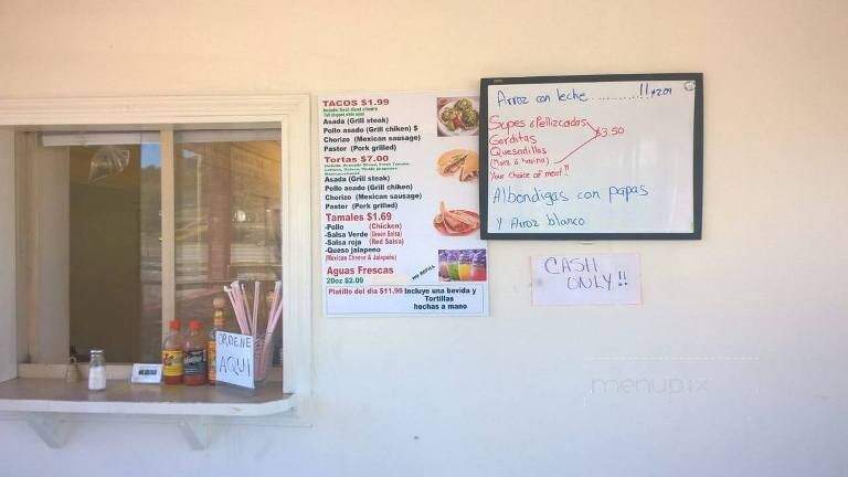 Miss G's Tortas y Tamales - Chattanooga, TN menu_pic