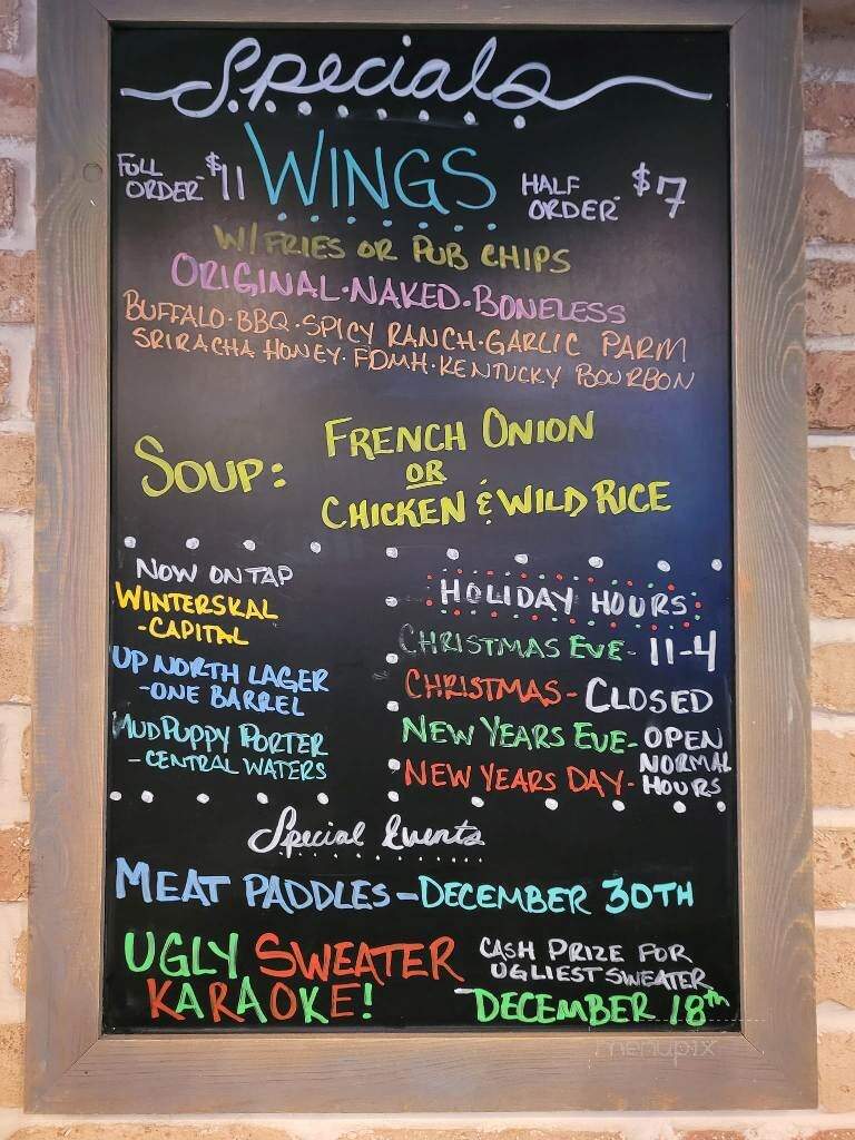 Walk On Bar & Grill - Mount Horeb, WI menu_pic