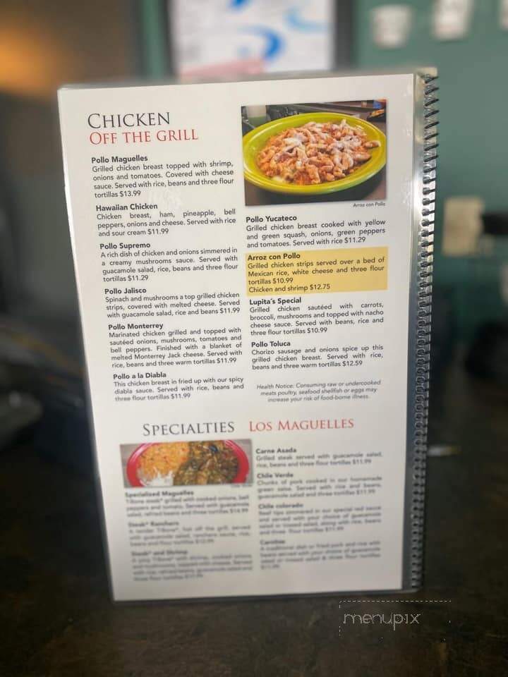 Los Maguelles - Pendleton, IN menu_pic