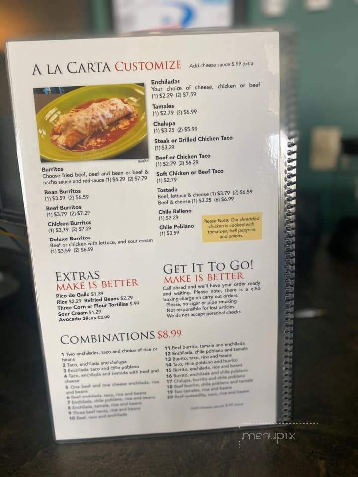Los Maguelles - Pendleton, IN menu_pic
