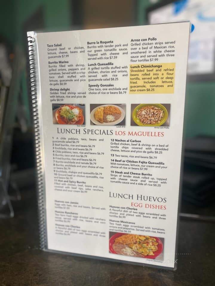 Los Maguelles - Pendleton, IN menu_pic