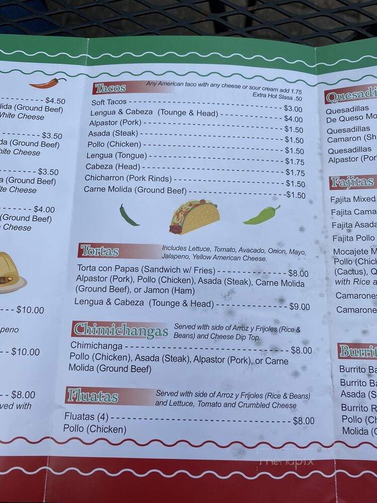 Baja Taco - Crescent City, FL menu_pic