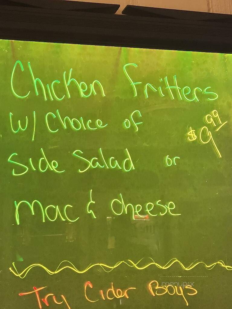 Heidi Hof Tavern - Free Soil, MI menu_pic