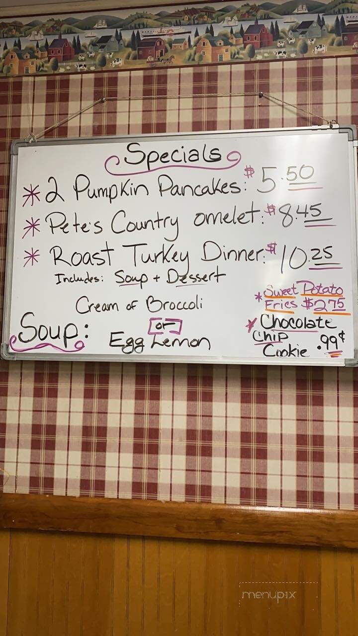 Beacon Woods Restaurant - Hudson, FL menu_pic