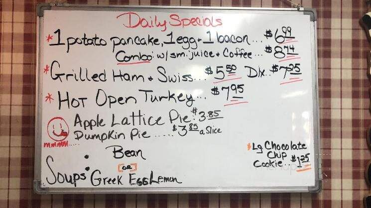 Beacon Woods Restaurant - Hudson, FL menu_pic