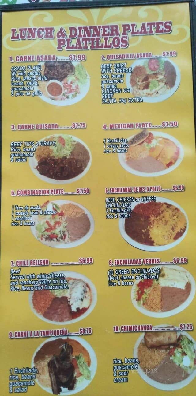 Family Mexican Restaurant - San Antonio, TX menu_pic