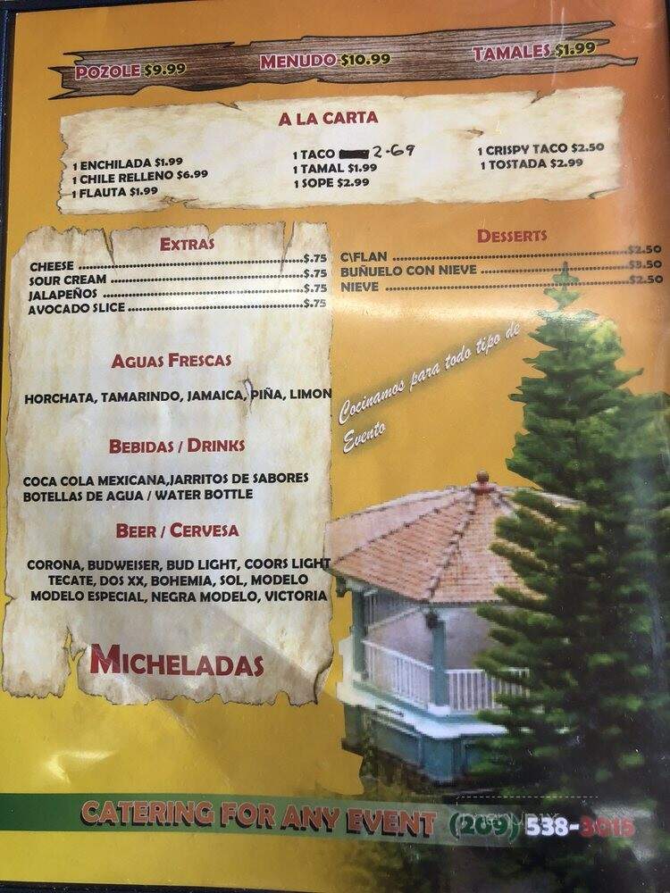 Morena's Taqueria - Ceres, CA menu_pic