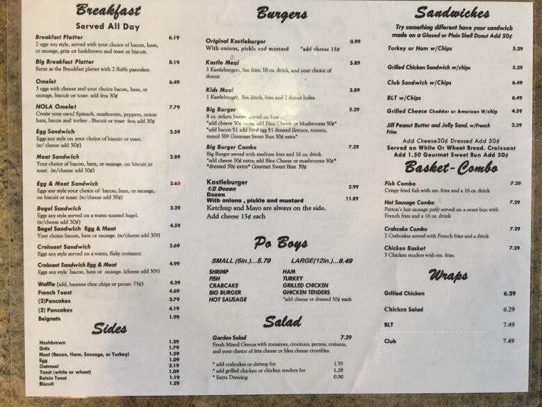 Tastee Restaurant - New Orleans, LA menu_pic