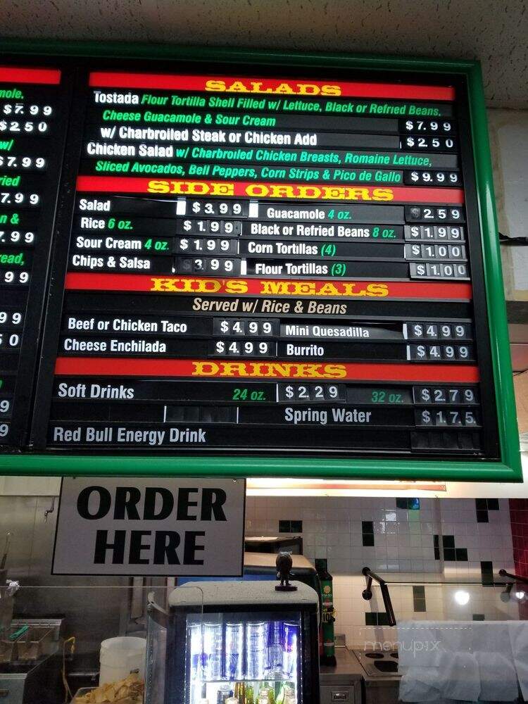 Pico Rico - Santa Clarita, CA menu_pic