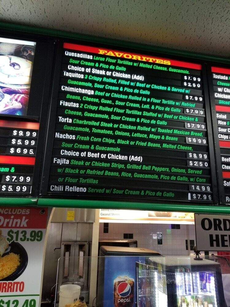 Pico Rico - Santa Clarita, CA menu_pic