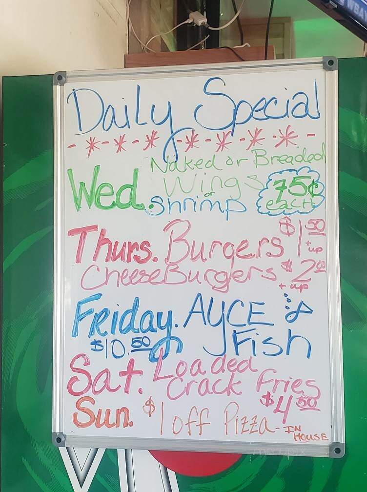 Equity Community Hall - Pound, WI menu_pic