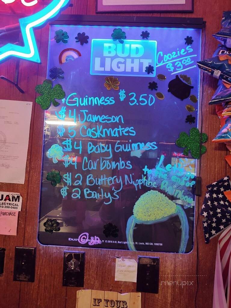 Country Saloon - Jacksonville, NC menu_pic