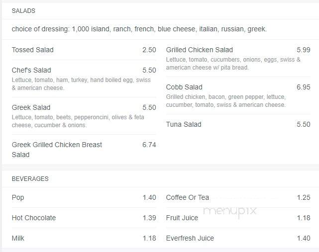 Deluxe Coney Island - Detroit, MI menu_pic