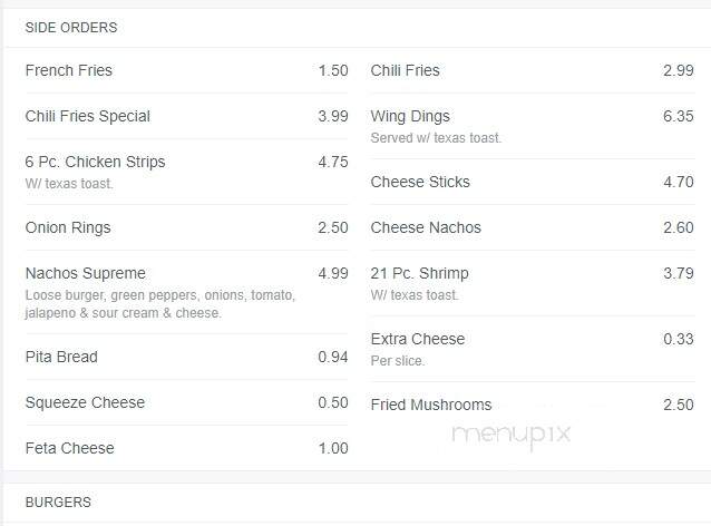 Deluxe Coney Island - Detroit, MI menu_pic