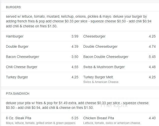 Deluxe Coney Island - Detroit, MI menu_pic