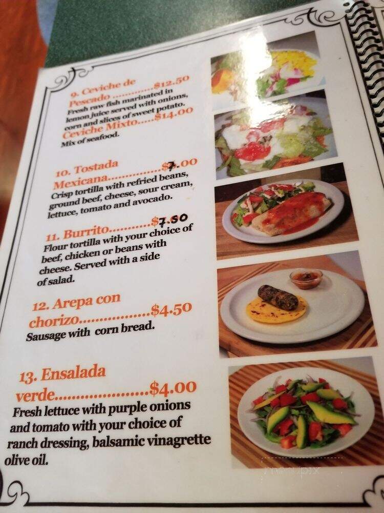 El Inka Deli - Burnaby, BC menu_pic