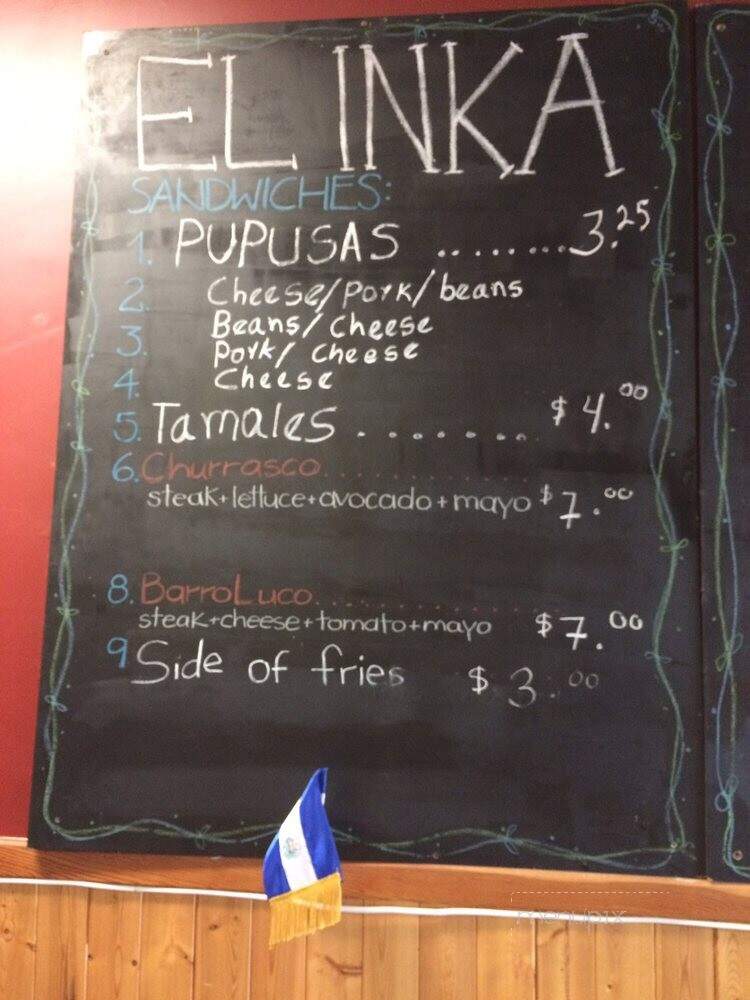 El Inka Deli - Burnaby, BC menu_pic
