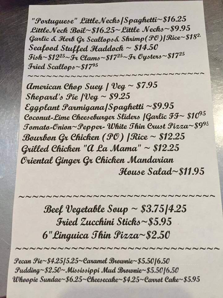 Assonet Inn - Assonet, MA menu_pic