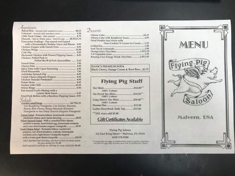 Flying Pig Saloon - Malvern, PA