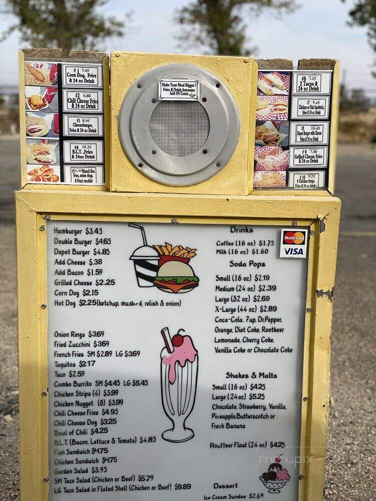 Burger Depot - Lucerne Valley, CA menu_pic
