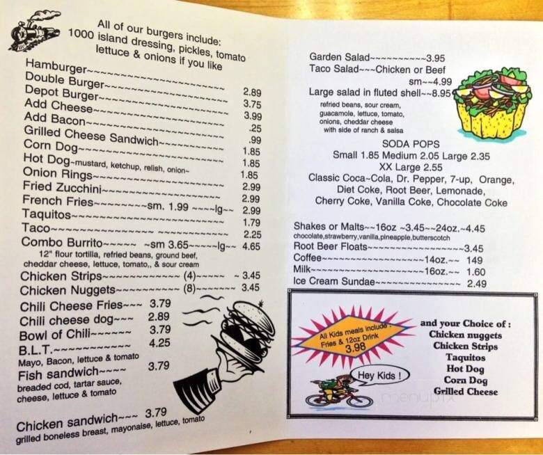 Burger Depot - Lucerne Valley, CA menu_pic