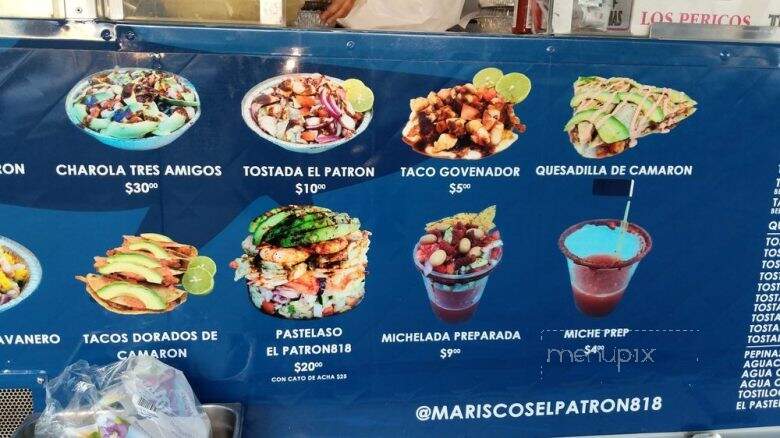 Mariscos El Patron 818 - Los Angeles, CA menu_pic