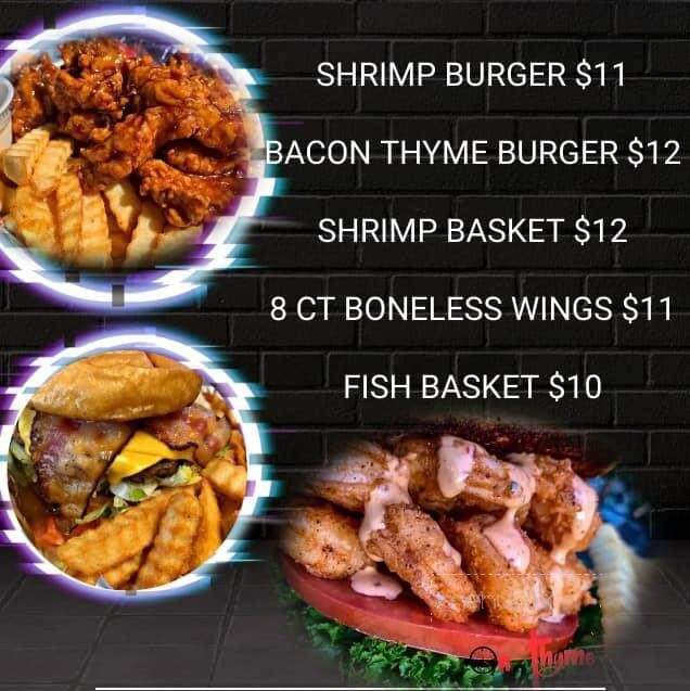 On Thyme Catering - Leland, NC menu_pic