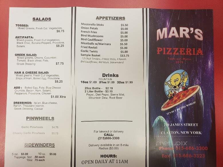 Mar's Pizza - Clayton, NY