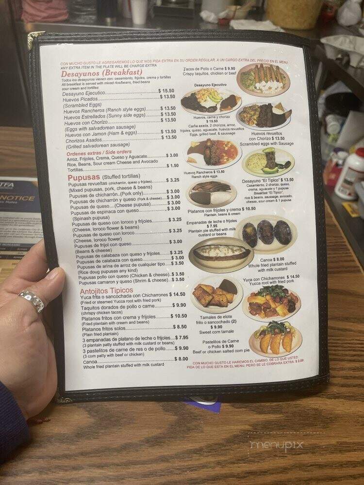 Mi Flor Blanca - Los Angeles, CA menu_pic