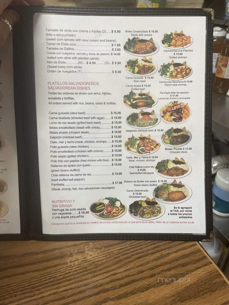 Mi Flor Blanca - Los Angeles, CA menu_pic