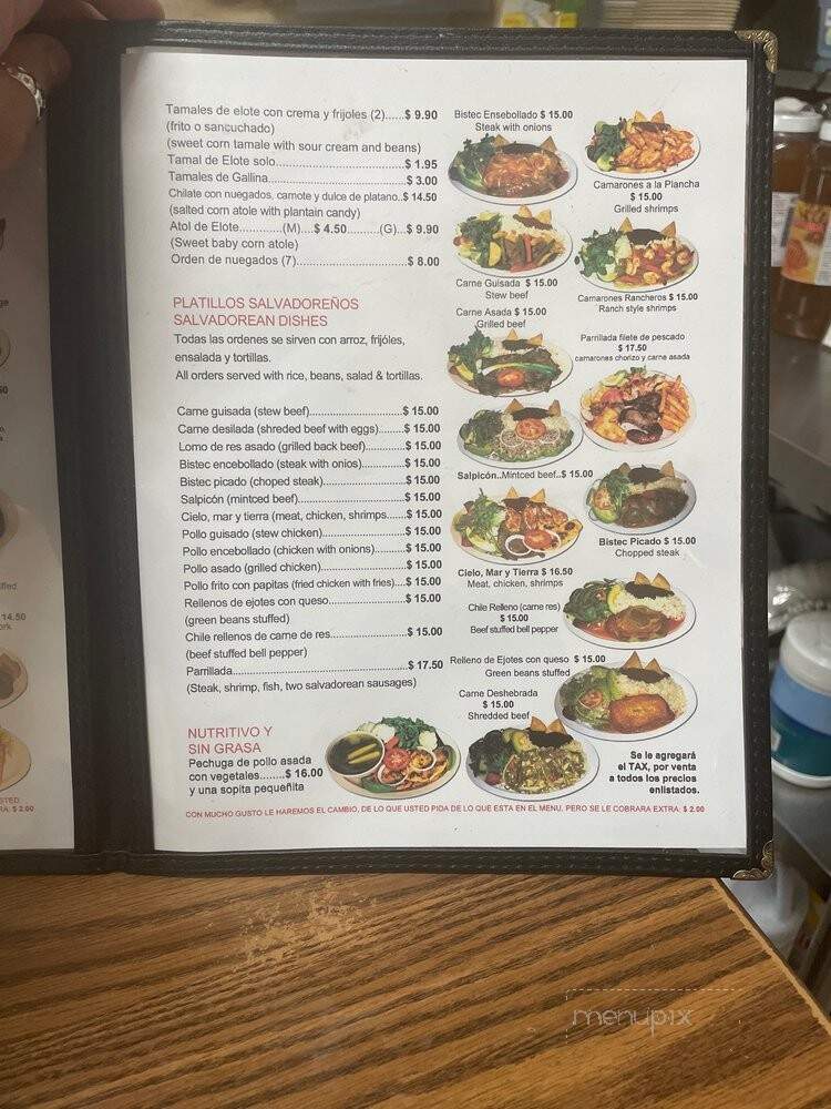 Mi Flor Blanca - Los Angeles, CA menu_pic
