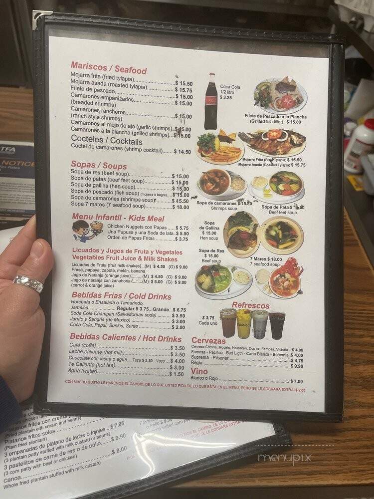 Mi Flor Blanca - Los Angeles, CA menu_pic