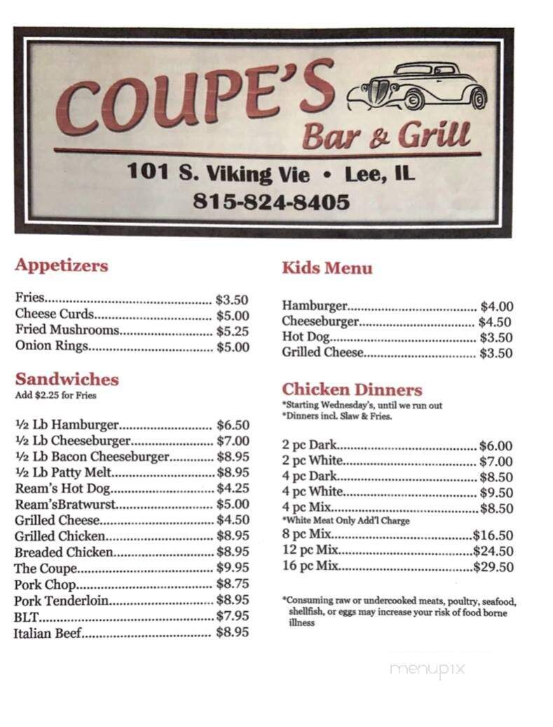Coupe's Bar & Grill - Lee, IL