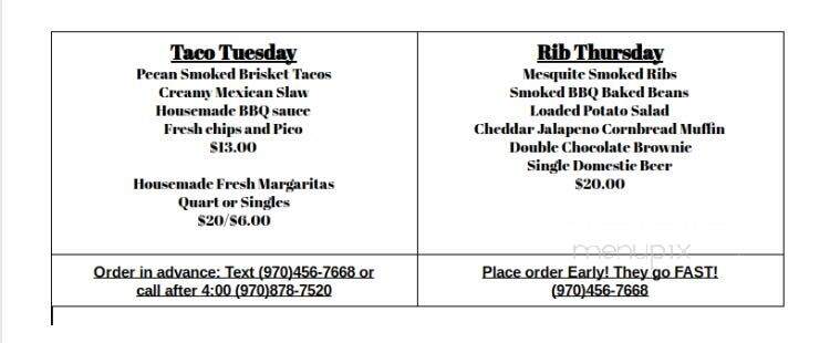 Chippers Downtown - Meeker, CO menu_pic