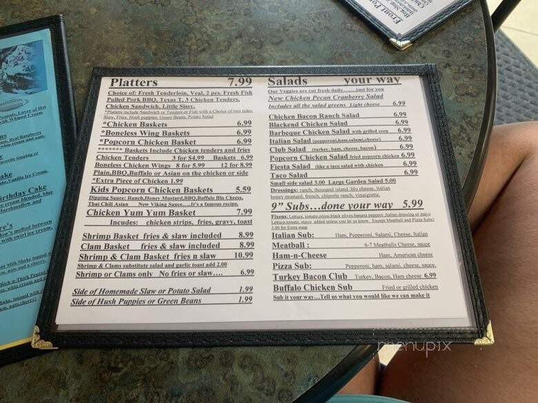 Main Eatery - McArthur, OH menu_pic