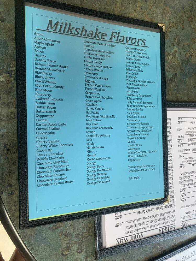 Main Eatery - McArthur, OH menu_pic