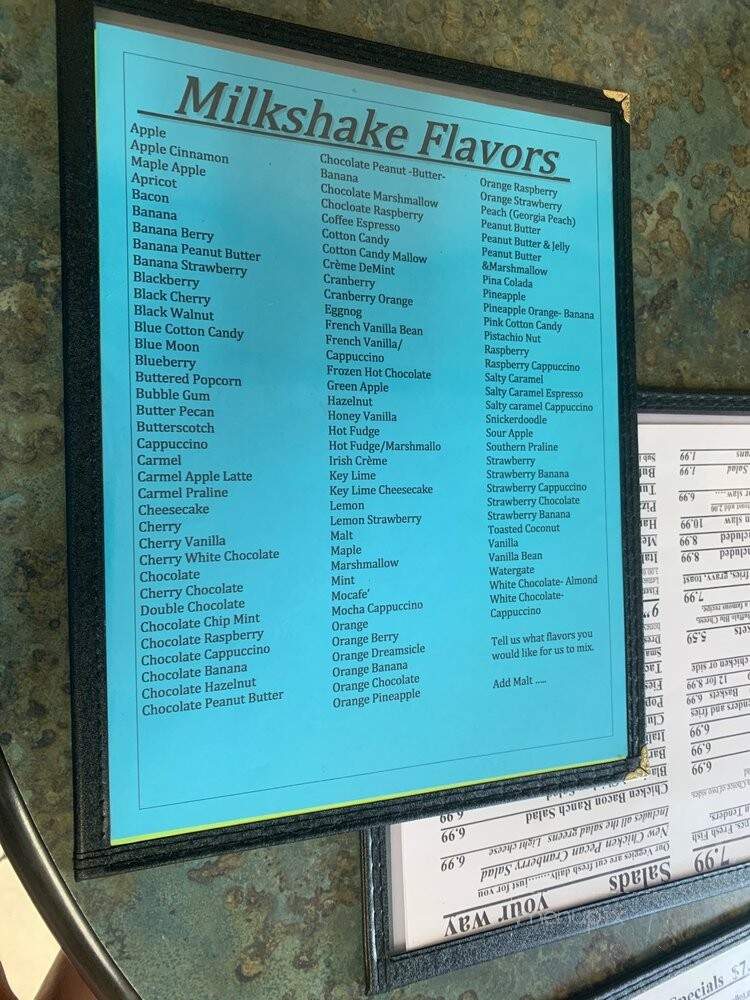 Main Eatery - McArthur, OH menu_pic
