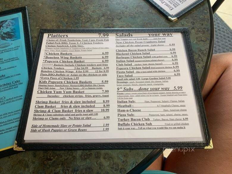 Main Eatery - McArthur, OH menu_pic