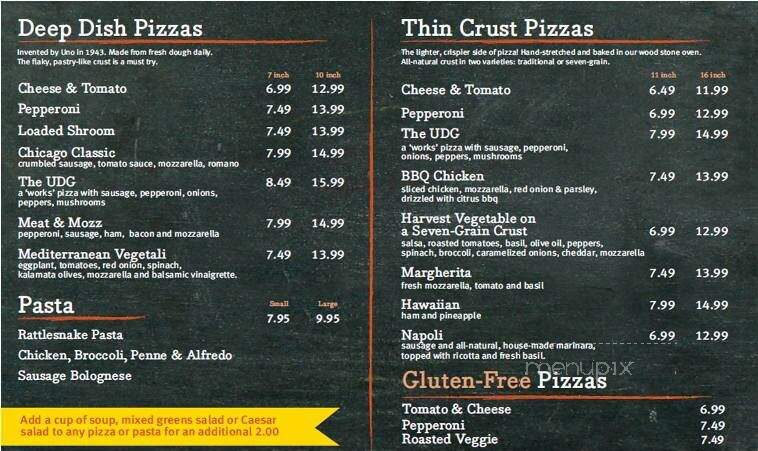 Uno Due Go - Dallas, TX menu_pic