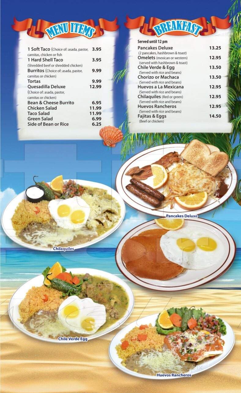 La Parrilla Guacamole Grill - Stanton, CA menu_pic
