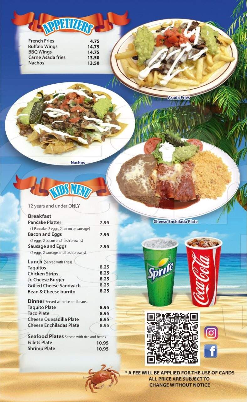 La Parrilla Guacamole Grill - Stanton, CA menu_pic