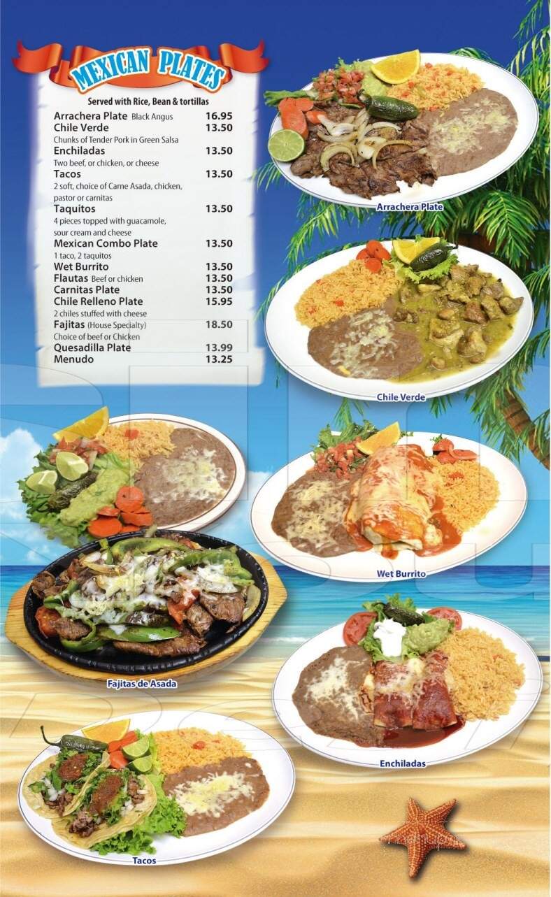 La Parrilla Guacamole Grill - Stanton, CA menu_pic